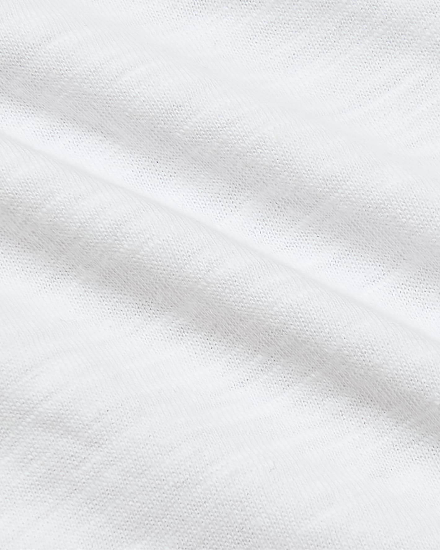 Womens White Relaxed Slub V-Neck Tee 2-Pack