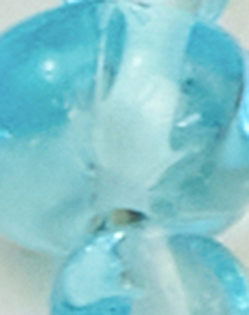 Aqua Blue Faceted Necklace