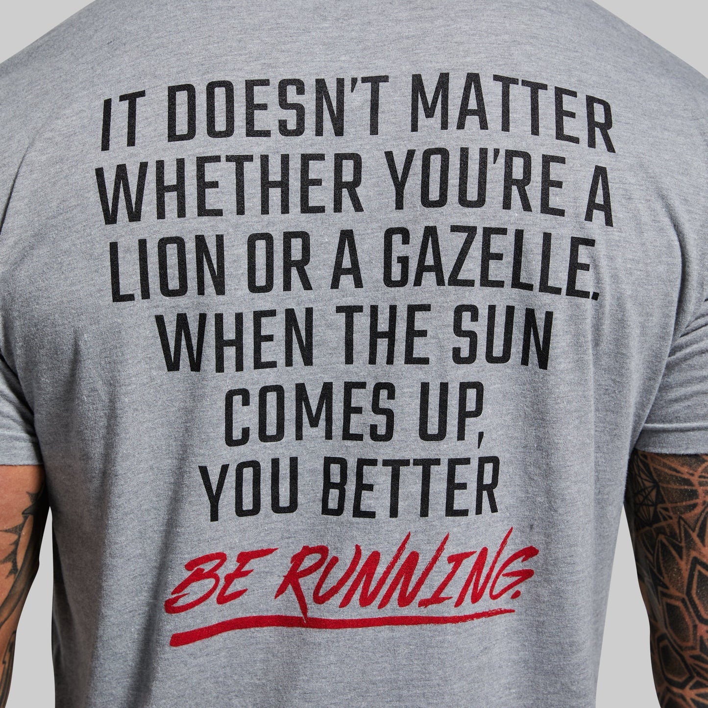 Modern Savage Tee (Heather Grey)
