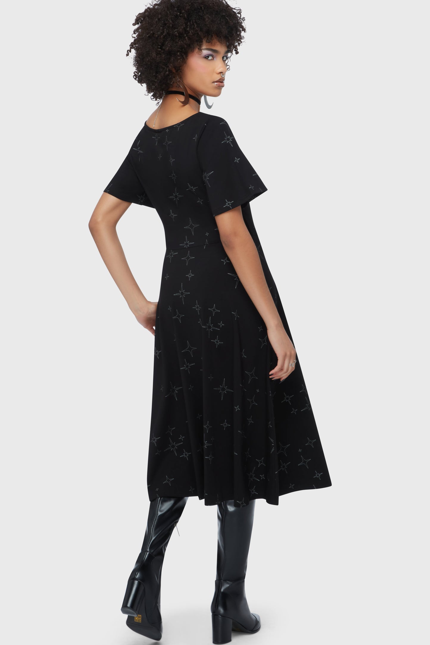 Ethereal Night Midi Dress