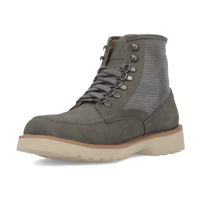 PRODUCT SHOT CARLSBAD LEATHER BOOT AT 225 DEGREE ANGLE