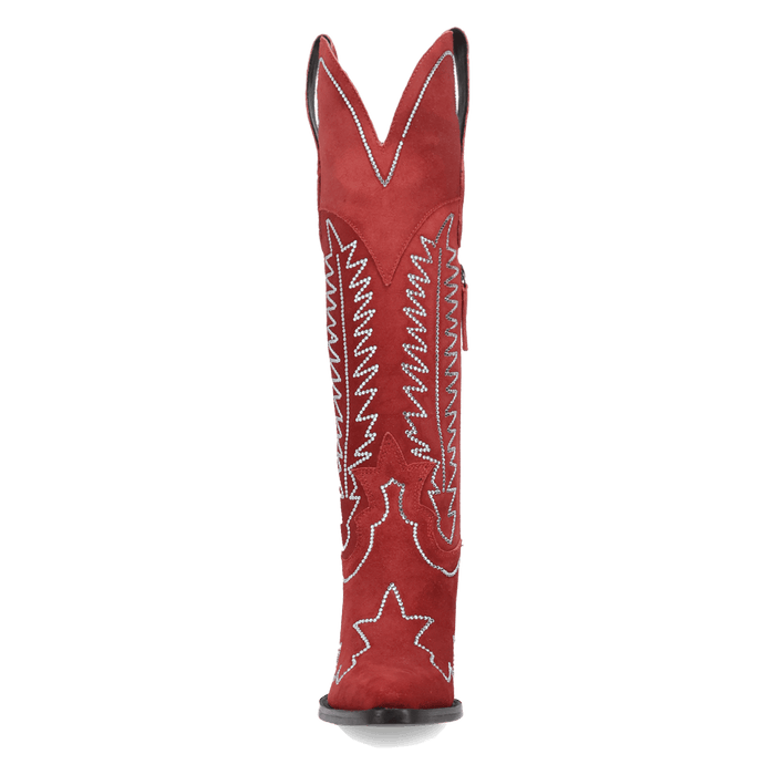 PRODUCT SHOT DOUBLE TAKE SUEDE LEATHER BOOT AT FRONT ANGLE