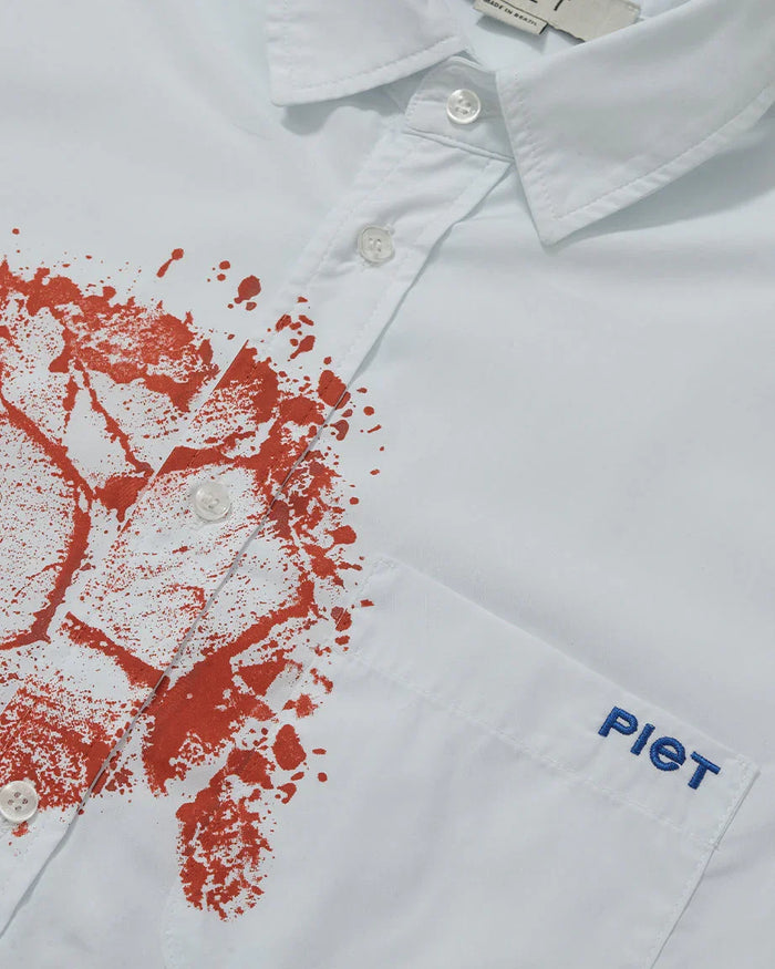 Football Long Sleeve Shirt White - Four Street
