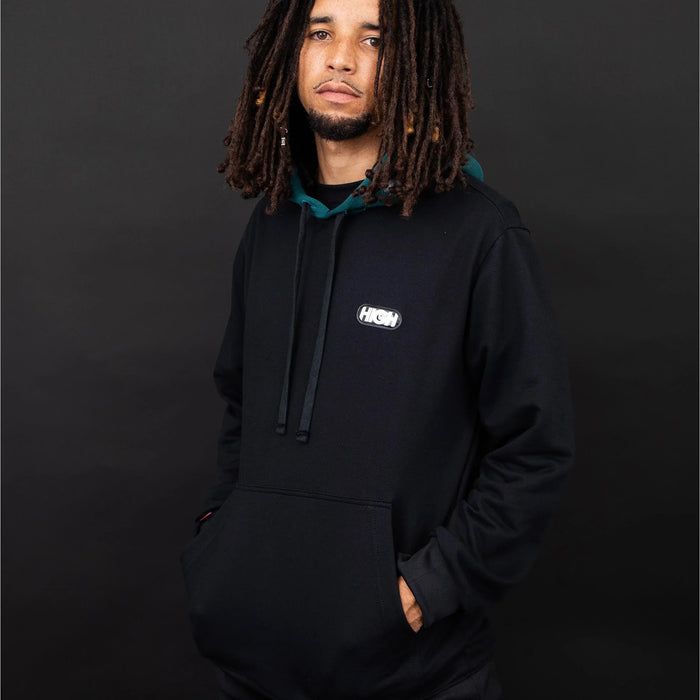 Hoodie Due Black/Green - Four Street