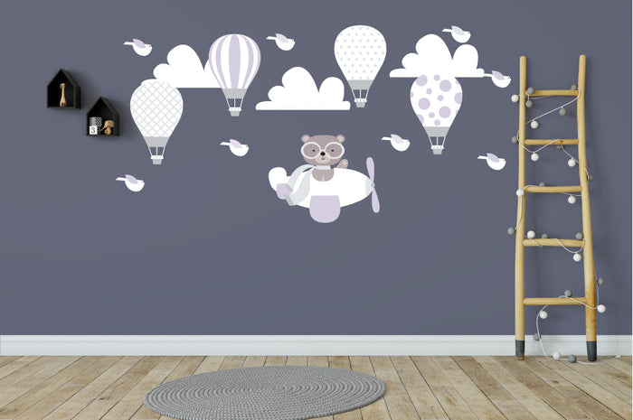 Kids Wall Decals Hot Air Balloons, Kids Wall Stickers, Nursery Decor & Accessories | Pippa + June