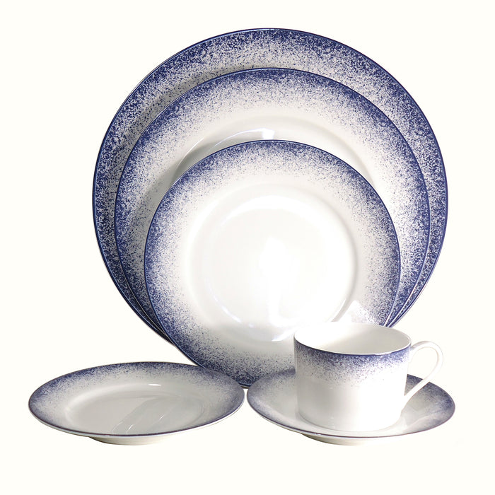 SKU# B275-REC20830 - Blue Fire Dinner Plate - Shape Recamier - Size: 10.75"