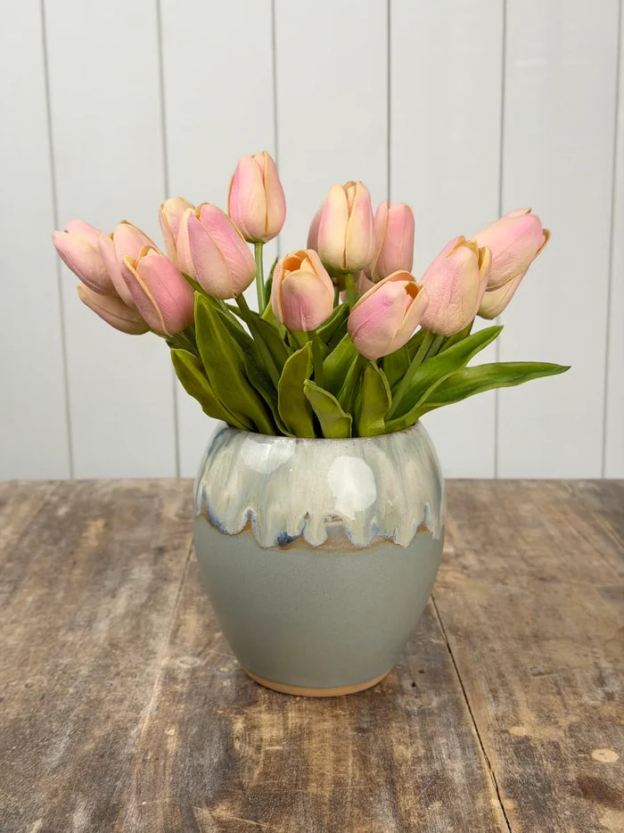 Tulip Vase - Peaceful with Lapis