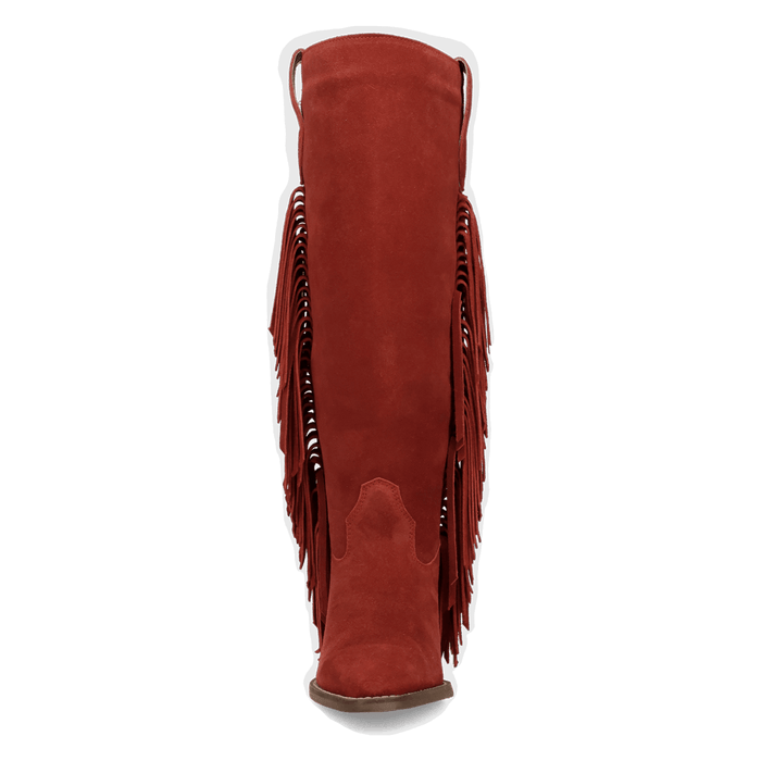PRODUCT SHOT TWISTER LEATHER BOOT AT FRONT ANGLE