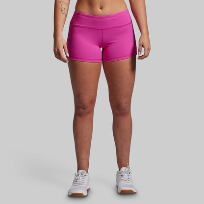 Double Take Booty Short (Fuchsia)