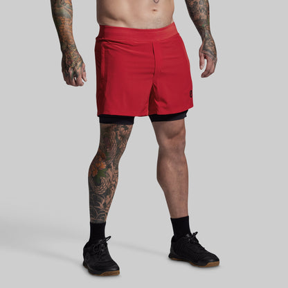 Versatile Short w/ Compression 5" (Adrenaline)