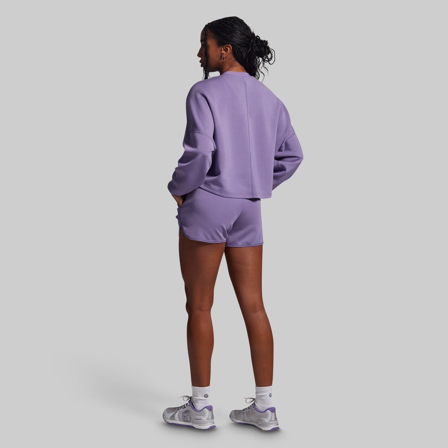 Lounge Lux Short Set (Soft Grape)