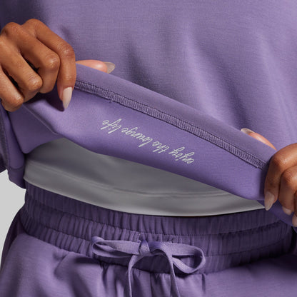 Lounge Lux Short Set (Soft Grape)