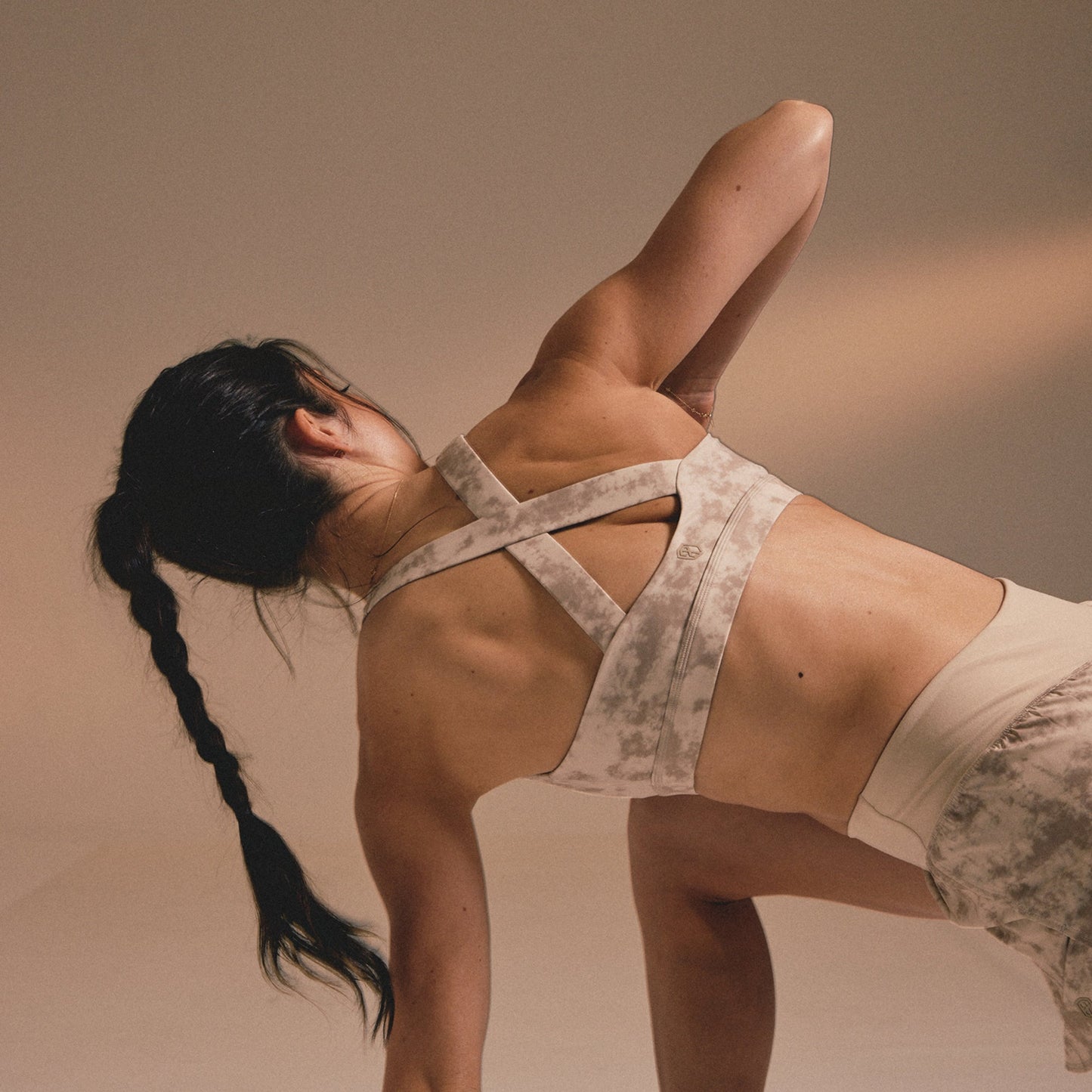 Your Essential Sports Bra (Marbled Limestone)