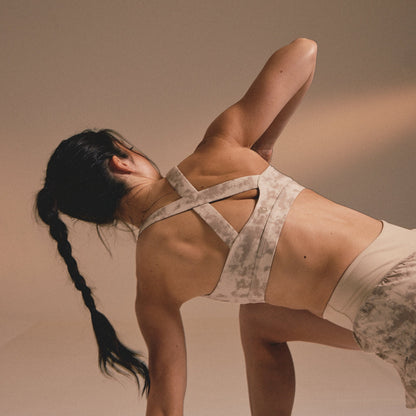 Your Essential Sports Bra (Marbled Limestone)