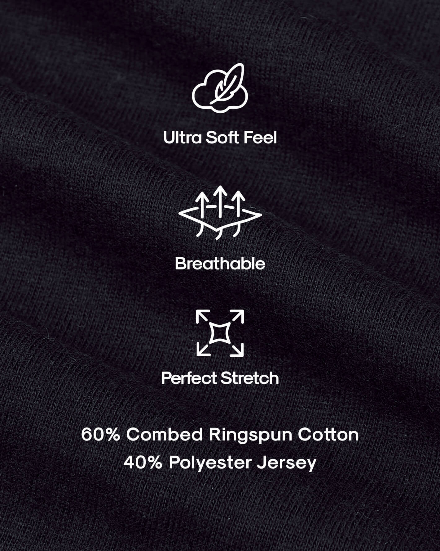 Black Classic Crew Neck 6-Pack