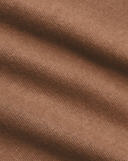 Dark Heather Sepia Classic V-Neck
