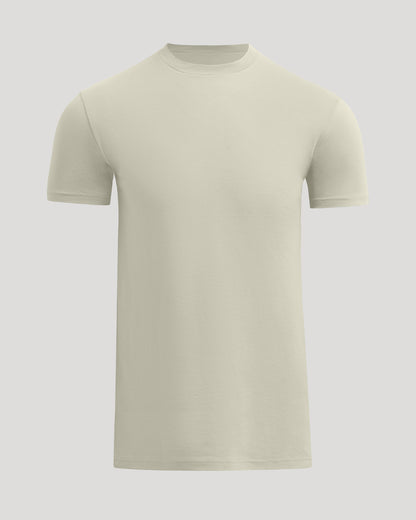 Dark Heather Graystone Tall Straight Hem Crew Neck T-Shirt