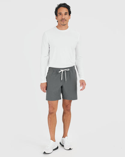7" All Carbon Active Quick Dry Shorts 3-Pack