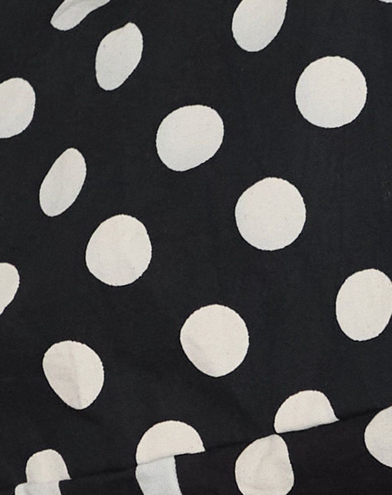 Aimi Bag in Large Polka Black