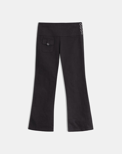 Alora Pocket Trouser in Dark Grey
