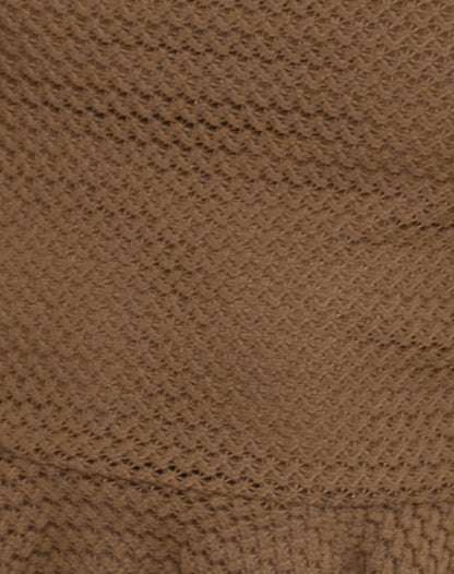 Analu Cami Top in Brown with Beaded Straps