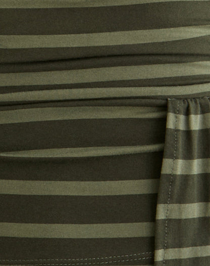 Aprilla Top in Wide Stripe Green