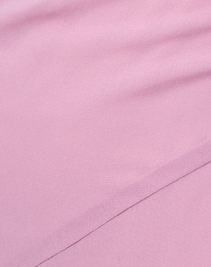 Beleri Ruffle Asymmetric Dress in Pink Chiffon