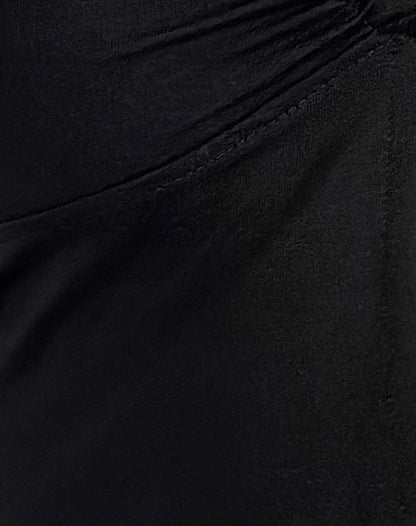 Brea Hardware Butterfly Top in Rayon Jersey Black