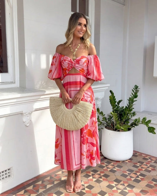 Bella Dress - Pink Floral