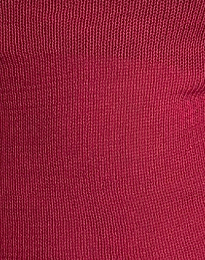 Calypso Top in Sheer Knit Red