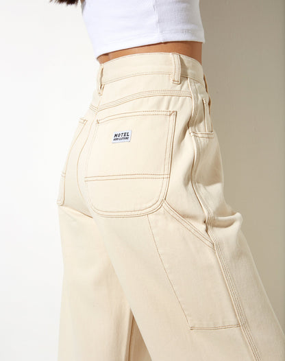 Carpenter Jeans in Ecru