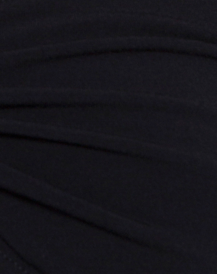 Chateau Crop Top in Black