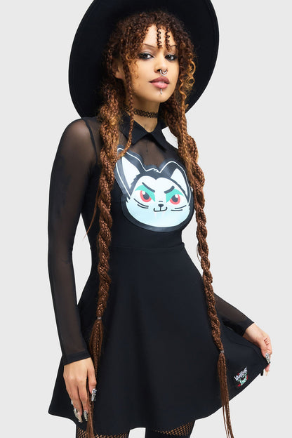 Feeling Fangtastic Skater Dress