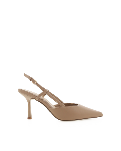 Isabel Dark Nude Heels | Women's Pointed Stiletto Pumps