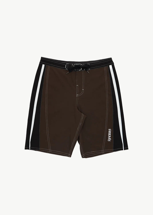 AFENDS Mens Forum - Surf Related V2 Boardshort 22" - Coffee