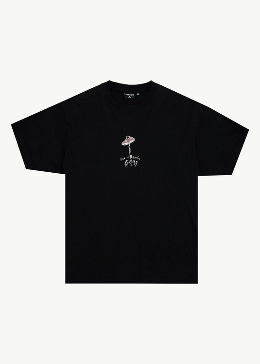 AFENDS Mens High Priority - Boxy Tee - Black
