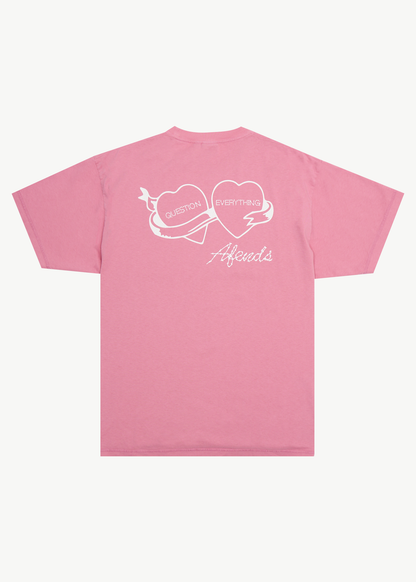 AFENDS Mens Valentine - Heavyweight Boxy Tee - Washed Marrakesh