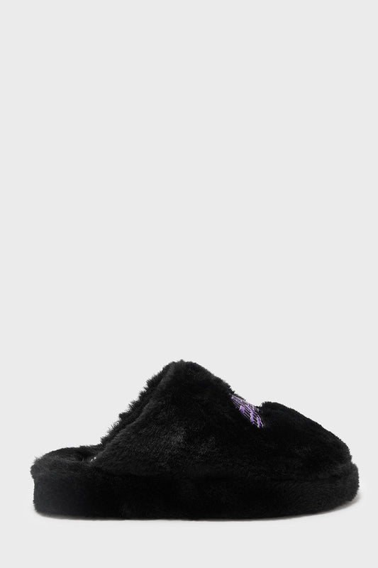 Midnight Moth Slippers