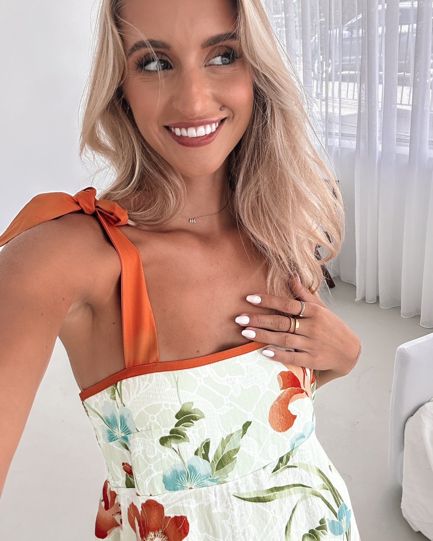 Matilde Green Floral Dress | Women's Floral Mini Dress