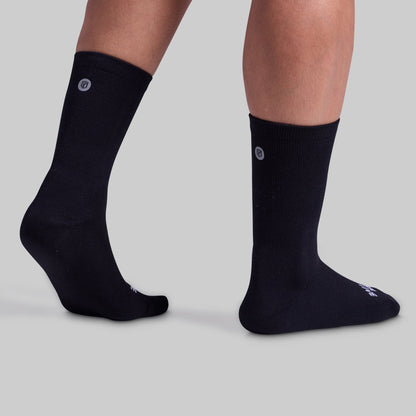 Performance Crew Sock 3-Pack (Black)