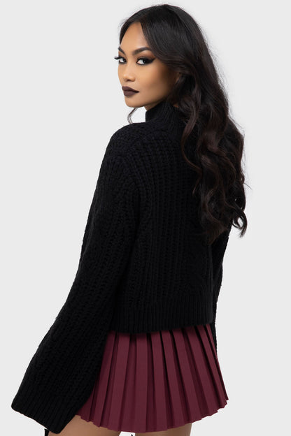 Nightshade's Curse Mini Skirt [DARK RED]