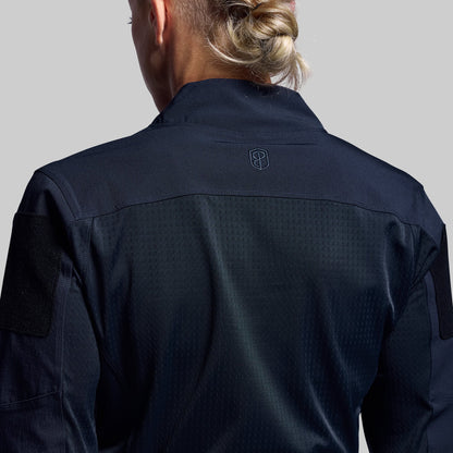 Women's Long Sleeve Op Top Pro (Police Blue)