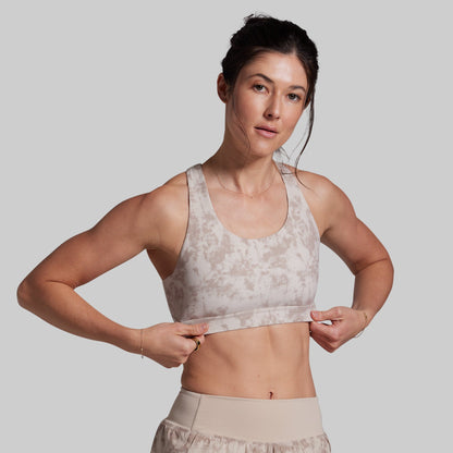 Your Essential Sports Bra (Marbled Limestone)