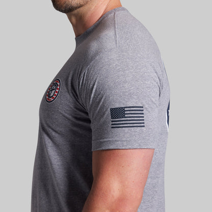 For The Driven Patriot Tee (Heather Grey)