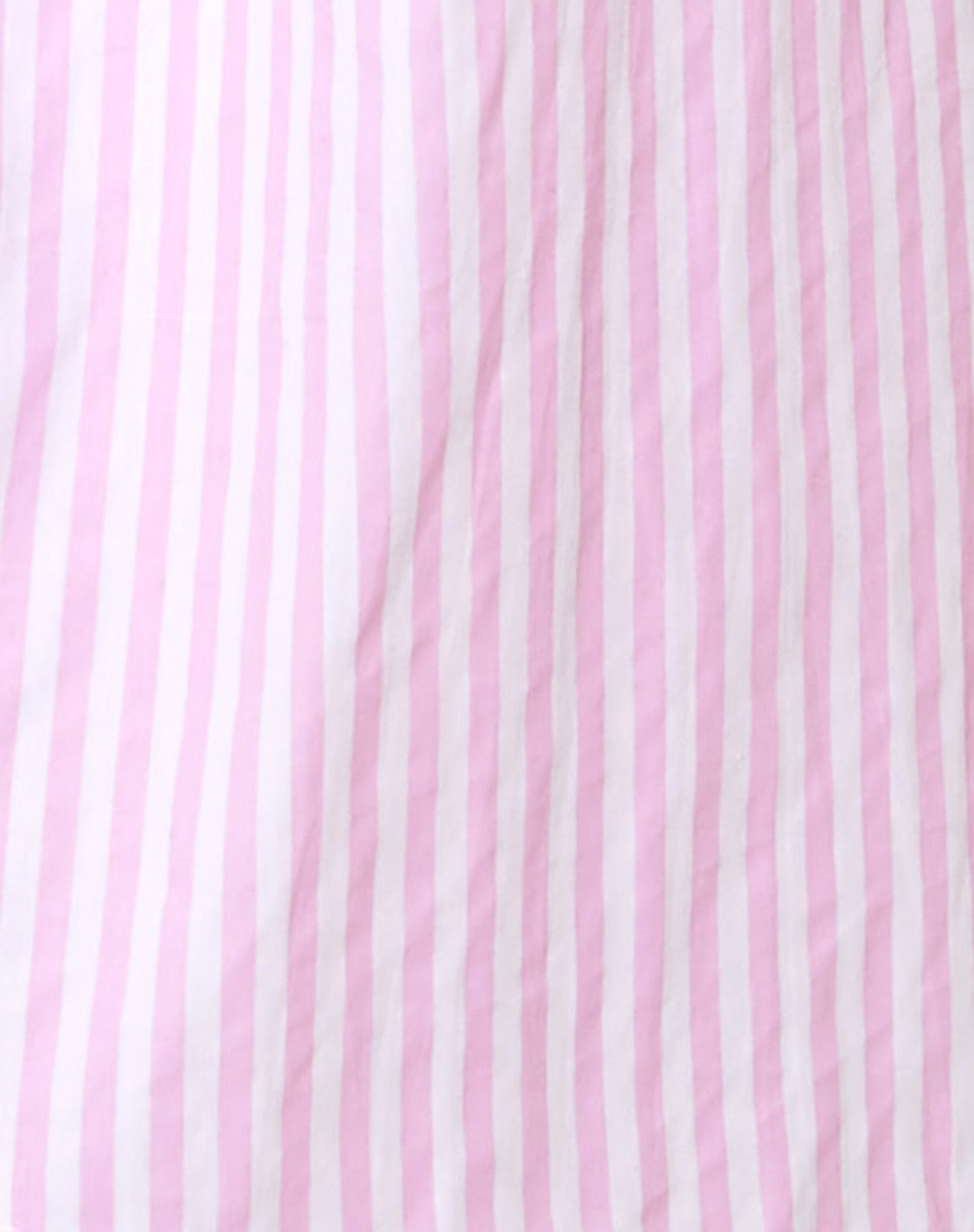 Bandana in Vertical Stripe Pink and White