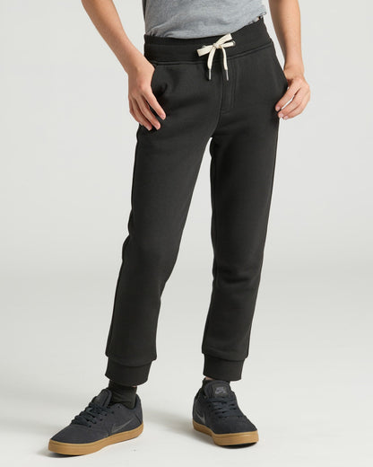 Boys Black Full Zip Fleece Hoodie & Jogger 2-Pack
