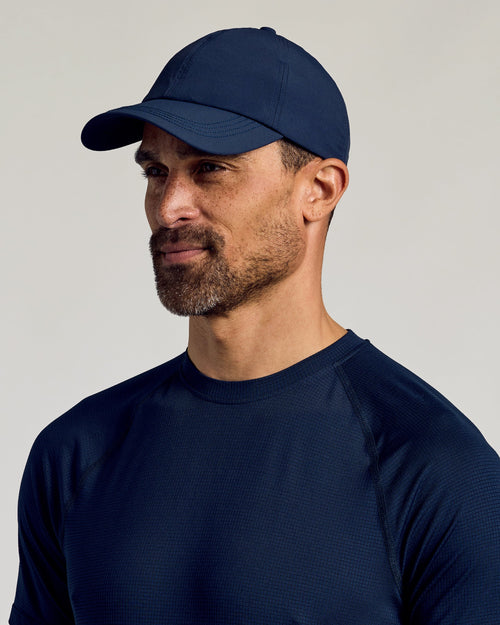 Navy Active Running Cap