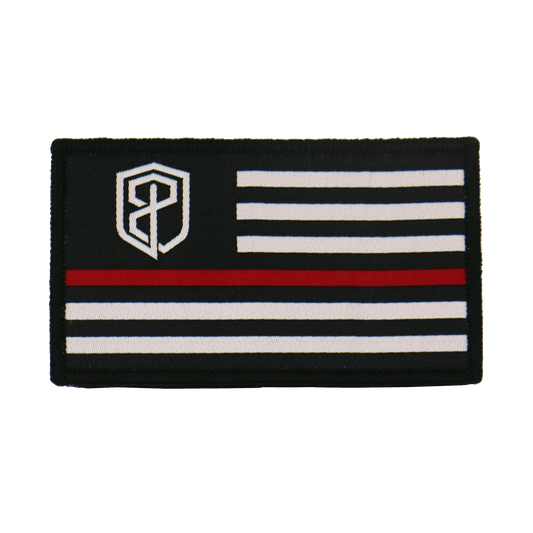 Born Primitive Velcro Flag Patch (Thin Red Line)