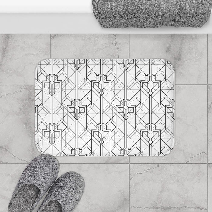 Bath Mat Art Deco Decor, Bath Mats and Rugs Modern | Pippa + June