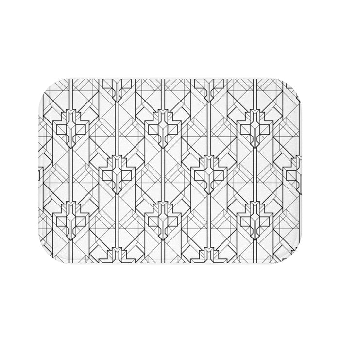 Bath Mat Art Deco Decor, Bath Mats and Rugs Modern | Pippa + June